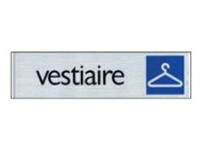Pickup - Plaque de signalisation - 165 x 44 mm - vestiaire