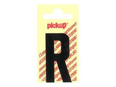 Pickup - Étiquette autocollante - 90 mm - Lettre R - noir mat