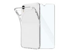 JAYM - pack complet - coque de protection + verre trempé pour Galaxy A54 5G - transparent