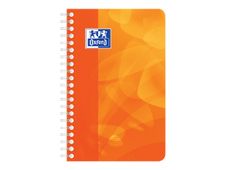 Oxford - Carnet polypro à spirale 11 x 17 cm - 180 pages - petits carreaux (5x5 mm) - disponible dans différentes couleurs