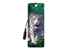Catwalk Artgame 3D - Marque pages tigre blanc