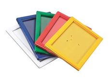 Promocome Ecoframe - Cadre porte-affiche clippant à fixer au mur - A3 - blanc