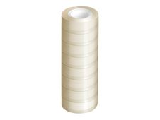 JPC - 8 Rubans adhésifs de bureau - en rouleau - 19 mm x 33 m