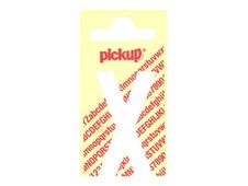Pickup - Étiquette autocollante - 90 mm - Lettre X - blanc mat