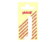 Pickup - Étiquette autocollante - 90 mm - Lettre J - blanc mat