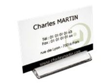 INOVSHOP - Porte-nom support 1 carte
