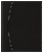 Agenda spiralé Ferrara Omega 27 - 1 semaine sur 2 pages - 21 x 27 cm - noir - Brepols