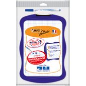 BIC Kids - Ardoise Velleda blanche - 20 x 31 cm - double face - cadre violet