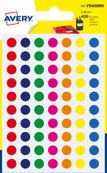Avery - 420 Pastilles adhésives - couleurs assorties - diamètre 8 mm