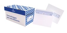 La Couronne - 200 Enveloppes C5 162 x 229 mm - 90 gr - fenêtre 45x100 mm - blanc - bande auto-adhésive - Ouverture facile