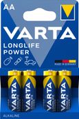 VARTA Longlife Power - 4 piles alcalines - AA