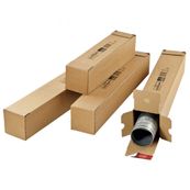 Tube d'expédition carré - 10,8 cm x 10,8 cm x 43 cm - Logistipack
