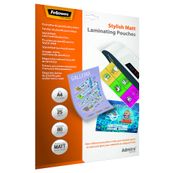 Fellowes - 25 pochettes de plastification A4 (216 x 303 mm) - 80 microns - mate
