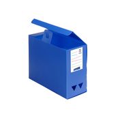 Viquel - Boîte de classement plastique - dos 120 mm - bleu
