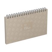 Agenda perpétuel Desk planner - 1 semaine sur 2 pages - 24 x 14 cm - Lecas