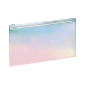 Pochette plate Iris - 1 compartiment - transparente - Exacompta