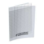 Conquérant - Cahier pour déficients visuels - 17 x 22 cm - 96 pages - grands carreaux (Seyes) - transparent