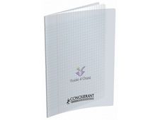 Conquérant Classique - Cahier de poésie et chant A4 (21x29,7cm) - 96 pages - pages blanches et grands carreaux (Seyes) - transparent