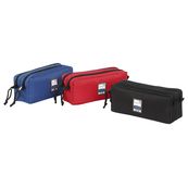 Trousse rectangulaire Teknik Double - 2 compartiments - 3 coloris disponibles - Viquel