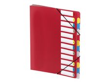 Viquel - Trieur à soufflets 12 positions - disponible dans différentes couleurs opaques