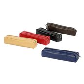 Trousse Classic en cuir - 1 compartiment - différents coloris et formes disponibles - Viquel