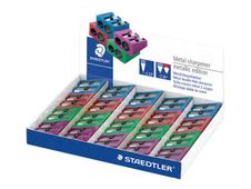 STAEDTLER - Taille crayon - 2 trous métal - plusieurs coloris disponibles