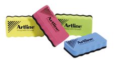Brosse magnétique ARTLINE - pour tableaux blancs - corps mousse - disponible dans différentes couleurs