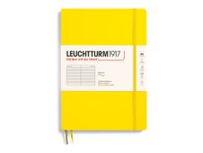 Leuchtturm1917 - Carnet de notes souple - composition B5 - ligné - jaune citron