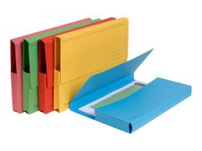 Exacompta Forever - 5 Chemises de poche - A4 - pour 200 feuilles - couleurs assorties