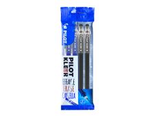 Pilot Kleer - 4 Stylos à bille effaçable - 2 bleu et 2 noir - pointe moyenne