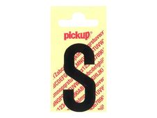 Pickup - Étiquette autocollante - 90 mm - Lettre S - noir mat