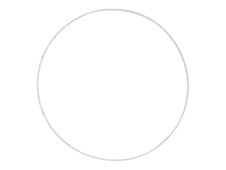 Graine Creative - cercle en rilsan - blanc - Ø 45 cm