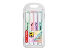 STABILO Swing cool Pastel - Pack de 4 surligneurs - couleurs assorties