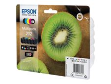 Epson 202 Kiwi - pack de 5 - noir, noir photo, cyan, magenta, jaune - cartouche d'encre originale