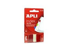 Apli - Marque-pages (Index) - 25 x 45 mm - rouge