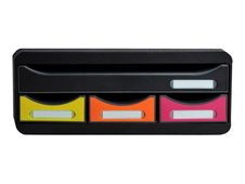 Exacompta Toolbox - Module de classement à l'italienne 4 tiroirs - arlequin