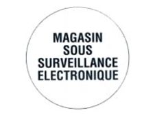 Pickup - Pictogramme rond - Magasin sous surveillance éléctronique - 200 mm