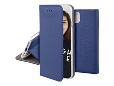 JAYM - étui folio pour iPhone 7/8/SE2- bleu