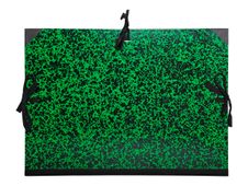 Exacompta - Carton à dessin - 32 x 45 cm - vert - fermeture par cordons