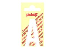 Pickup - Étiquette autocollante - 90 mm - Lettre A - blanc mat