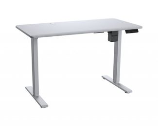Cougar ROYAL MOSSA - Bureau gaming assis/debout - réglage électrique - L120 cm - blanc
