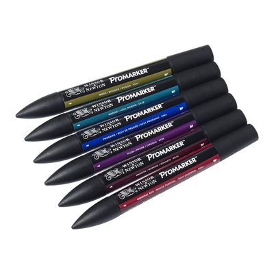 884955070369-ProMarker - marqueur double pointe - tons riches-Angle gauche-1