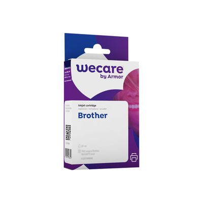 8715057014017-Cartouche compatible Brother LC980 - cyan - Wecare-Angle gauche-0