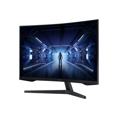 8806092005686-Samsung Odyssey G5 C27G55TQWR - écran LED 27" - incurvé -Angle droit-1