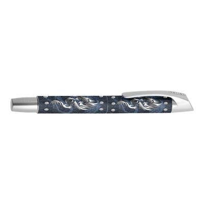 4014421611611-Online Campus - Roller à cartouches - Denim dragon-Angle droit-0
