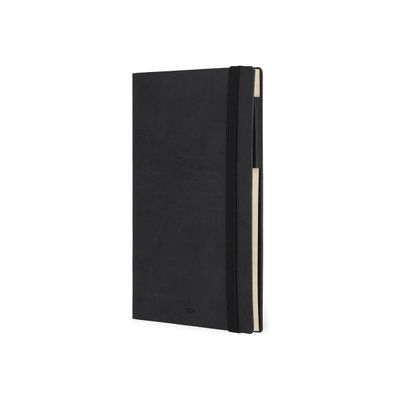 8053610789652-Agenda 1 semaine sur 2 pages - 15 x 18 cm - noir onyx - Legami Colours Collection-Angle droit-1