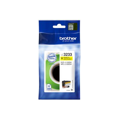 4977766789387-Brother LC3233 - jaune - cartouche d'encre originale-Avant-1