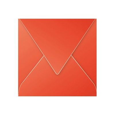 3329680559989-Pollen - 20 Enveloppes - 140 x 140 mm - 120 g/m² - rouge corail-Avant-0