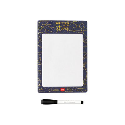 8054320569299-Legami - Tableau blanc magnétique - 28 x 35 cm - étoiles-Avant-0