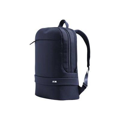 8032572150083-Nava Easy+ Large - Sac à dos pour ordinateur portable 15,6" et porte-Ipad - bleu nuit-Arrière-3